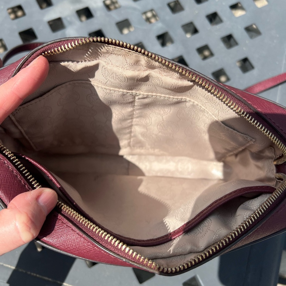 Michael Kors Burgundy Crossbody Bag - Picture 5 of 8